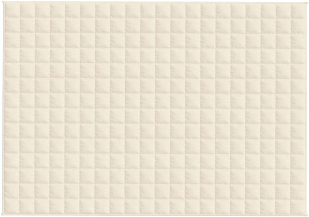 Couverture Lestée Crème Clair 140X200 Cm 6 Kg Tissu