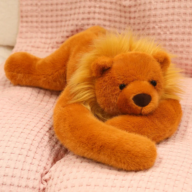 Peluche lestée Lion