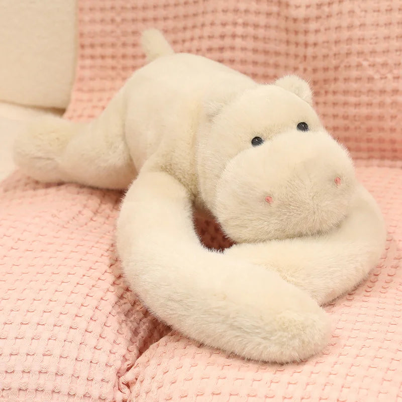 Peluche lestée Hippopotame