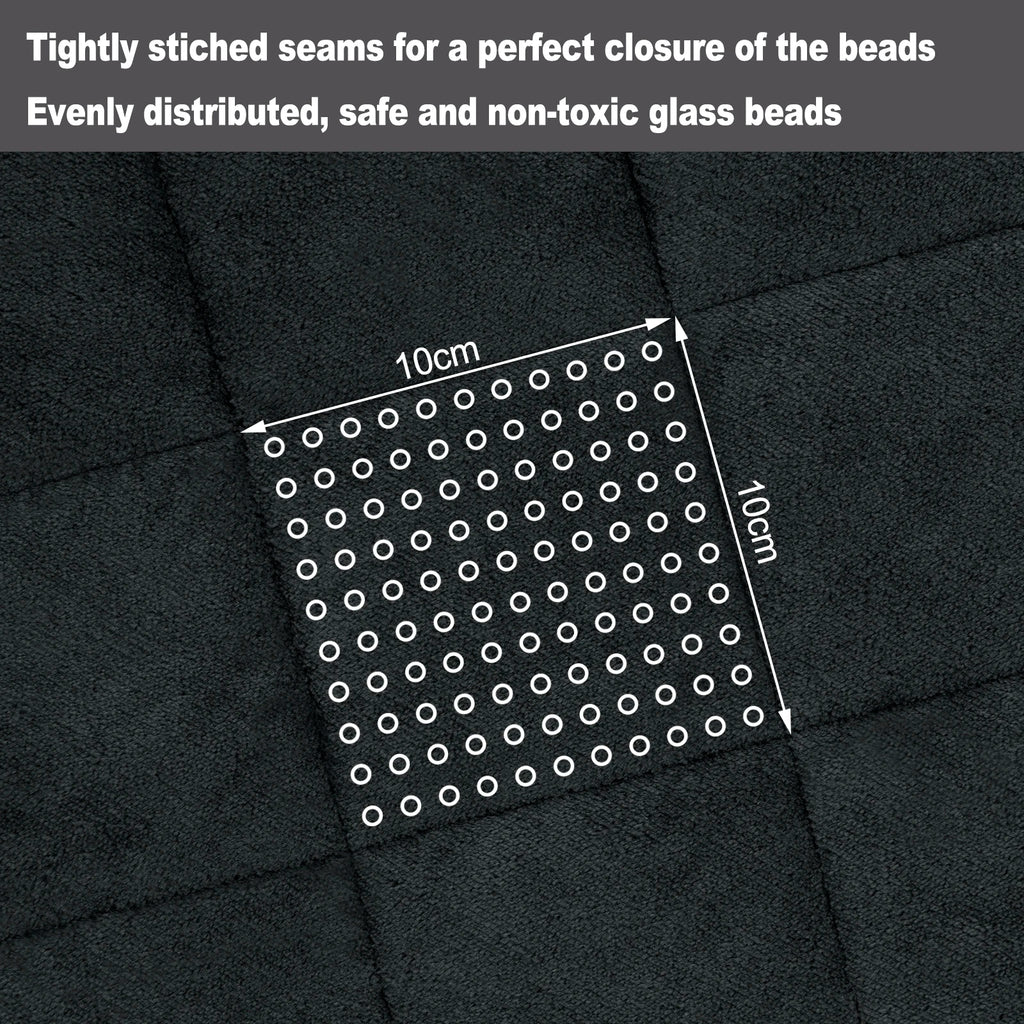 7/9/11Kg Therapeutic Weighted Blanket Double Sided Flannel Sherpa Fleece Blanket Stress Insomnia Anxiety for Adults