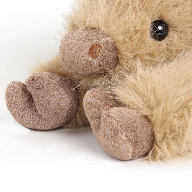1.0KG Weighted Highland Cow Stuffed Animals Plush Large Cattle Pillow Toy for Kids Adults Birthday Gifts